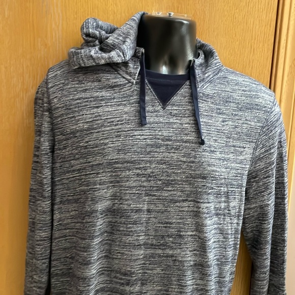 Banana Republic navy white hoodie size Large - Picture 1 of 4